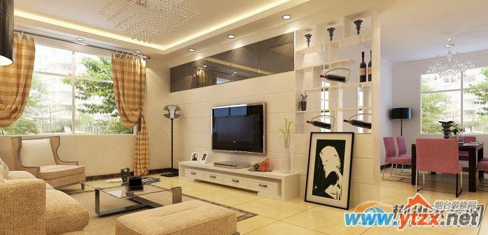 色彩调和客厅<a href='http://www.ytzx.net/category/list-32.html' target='_blank'><u>风水</u></a> 沙发巧摆共营正能量