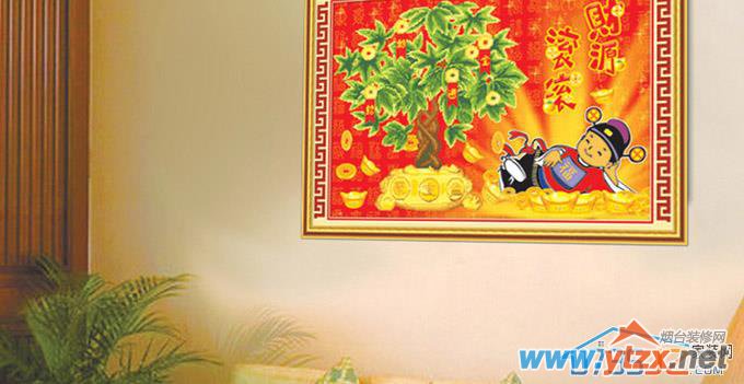 财源滚滚十字绣的寓意与<a href='http://www.ytzx.net/category/list-32.html' target='_blank'><u>风水</u></a>讲究
